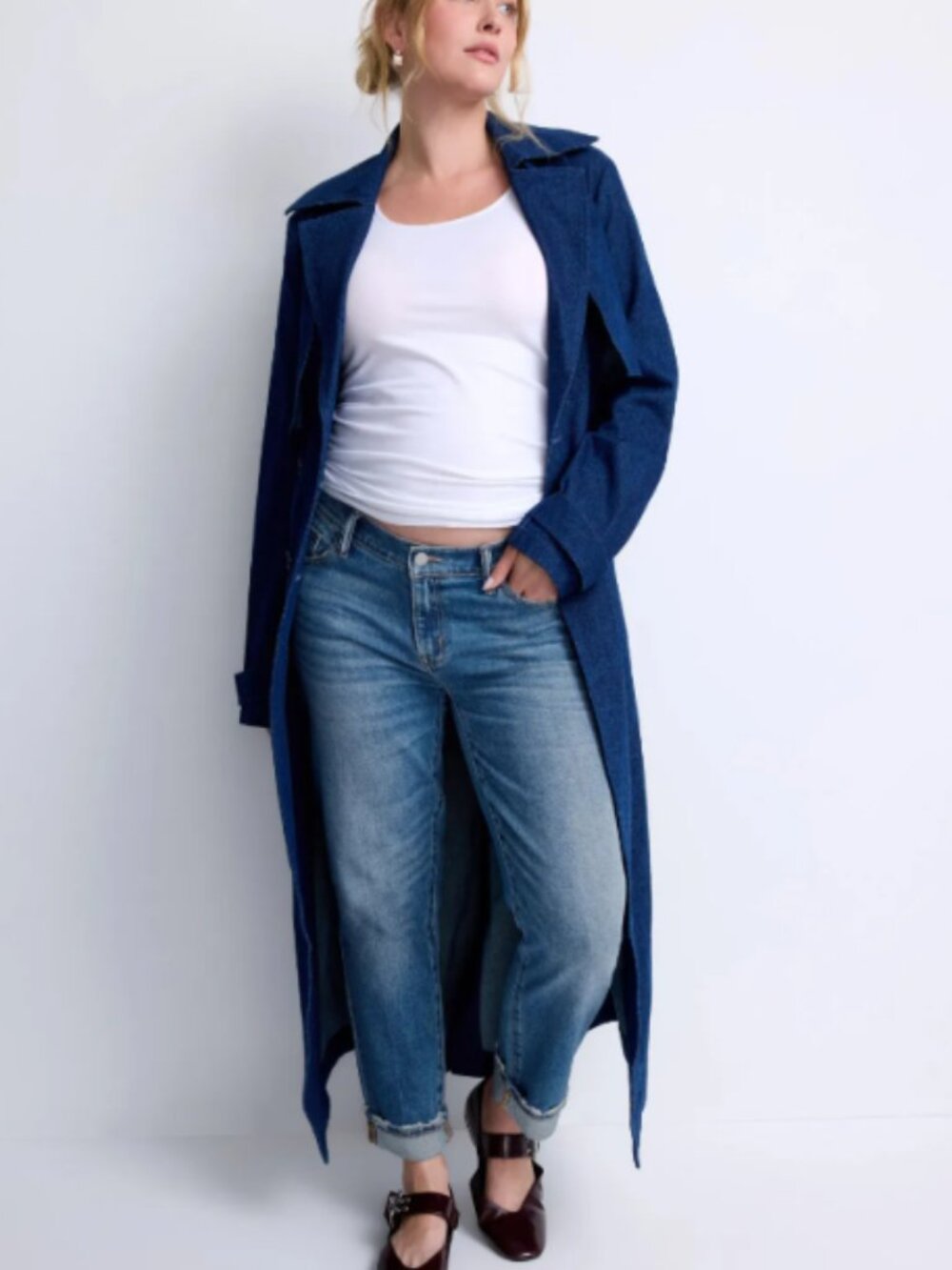 RTR-218 HATCH Boyfriend Maternity Jeans